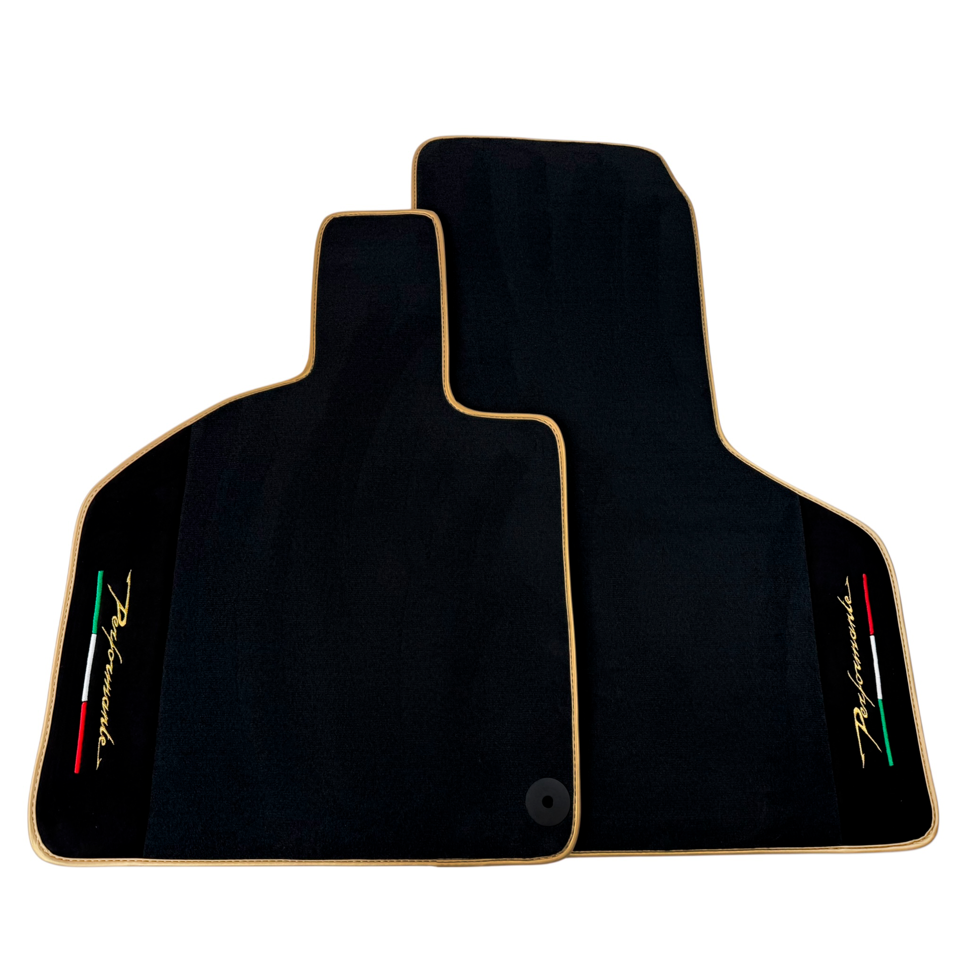 Black Carpet Mats for Lamborghini Huracan | Alcantara Pillows