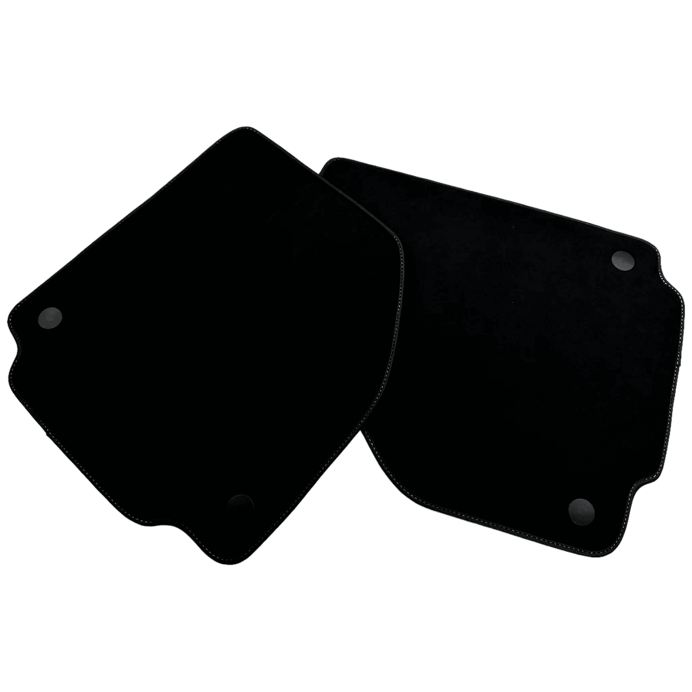 Alcantara Black Floor Mats For Ferrari 488 Pista Spider (2019-2021) - AutoWin