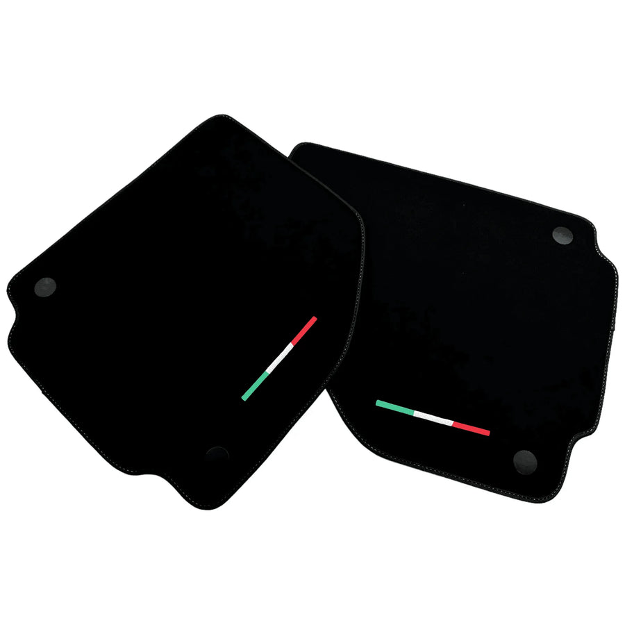 Alcantara Black Floor Mats For Ferrari 458 Spider (2012-2015) Italian Edition