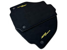 Alcantara Floor Mats for Ferrari 488 Spider 2016-2022 Yellow Sewing - AutoWin