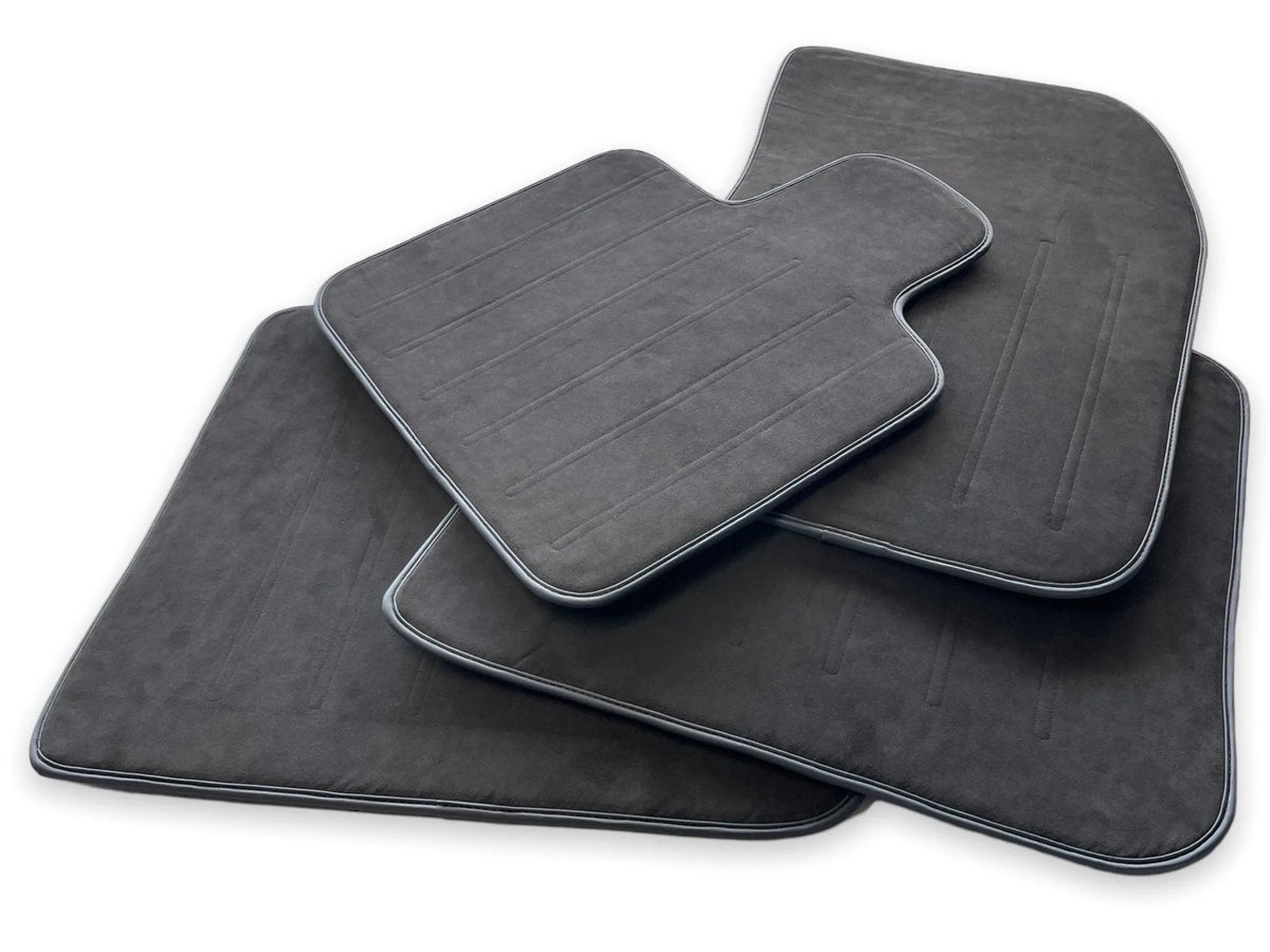 Alcantara Floor Mats For Rolls Royce Black Badge Phantom VIII (2017-2024) - AutoWin