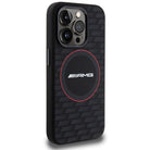 AMG Silicone Carbon Pattern MagSafe Hardcase for iPhone 15 Pro 6.1" - AutoWin