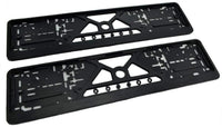 Autowin Empty Number Plate Holder Eu Standard Size 52 cm x 11 cm - AutoWin