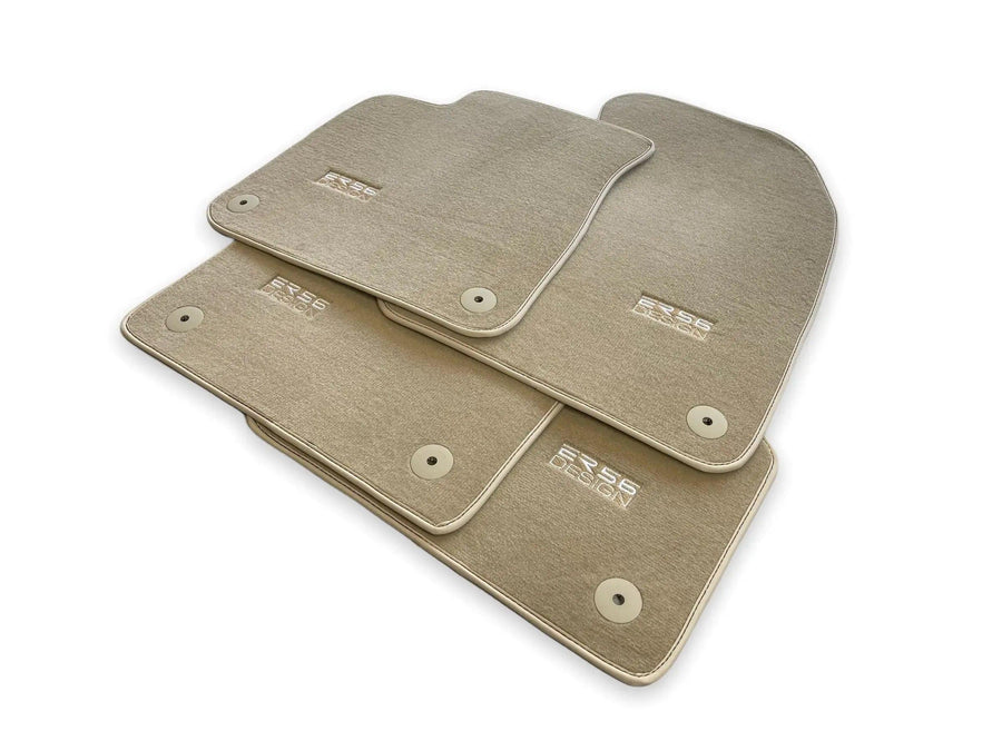 Beige Floor Mats for Audi A4 - B5 Avant (1996 - 1999) | ER56 Design - AutoWin