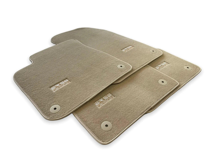 Beige Floor Mats for Audi A6 - C5 Sedan (1997-2002) | ER56 Design - AutoWin