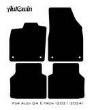 Beige Floor Mats for Audi Q4 E-tron (2021-2024) | ER56 Design - AutoWin