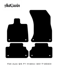 Beige Floor Mats for Audi Q5 FY Hybrid (2017-2023) | ER56 Design - AutoWin