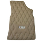 Beige Floor Mats for Bentley Continental GT (2003–2011) with Leather | ER56 Design - AutoWin