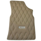 Beige Floor Mats for Bentley Continental GTC (2006–2011) with Leather | ER56 Design - AutoWin