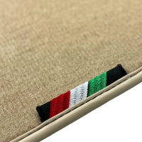 Beige Floor Mats for Ferrari 488 GT2 (2016-2022) | Italian Edition