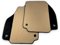 Beige Floor Mats For Ferrari 488 Spider 2015-2022 With Alcantara Leather - AutoWin