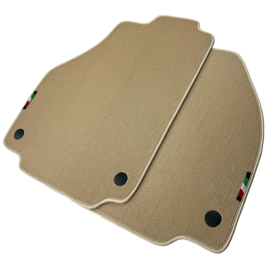 Beige Floor Mats for Ferrari 488 Spider (2016-2022) | Italian Edition
