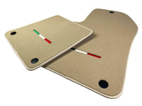Beige Floor Mats For Ferrari 612 Scaglietti 2005-2011 Italian Edition - AutoWin