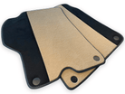 Beige Floor Mats For Ferrari California 2008-2014 With Alcantara - AutoWin