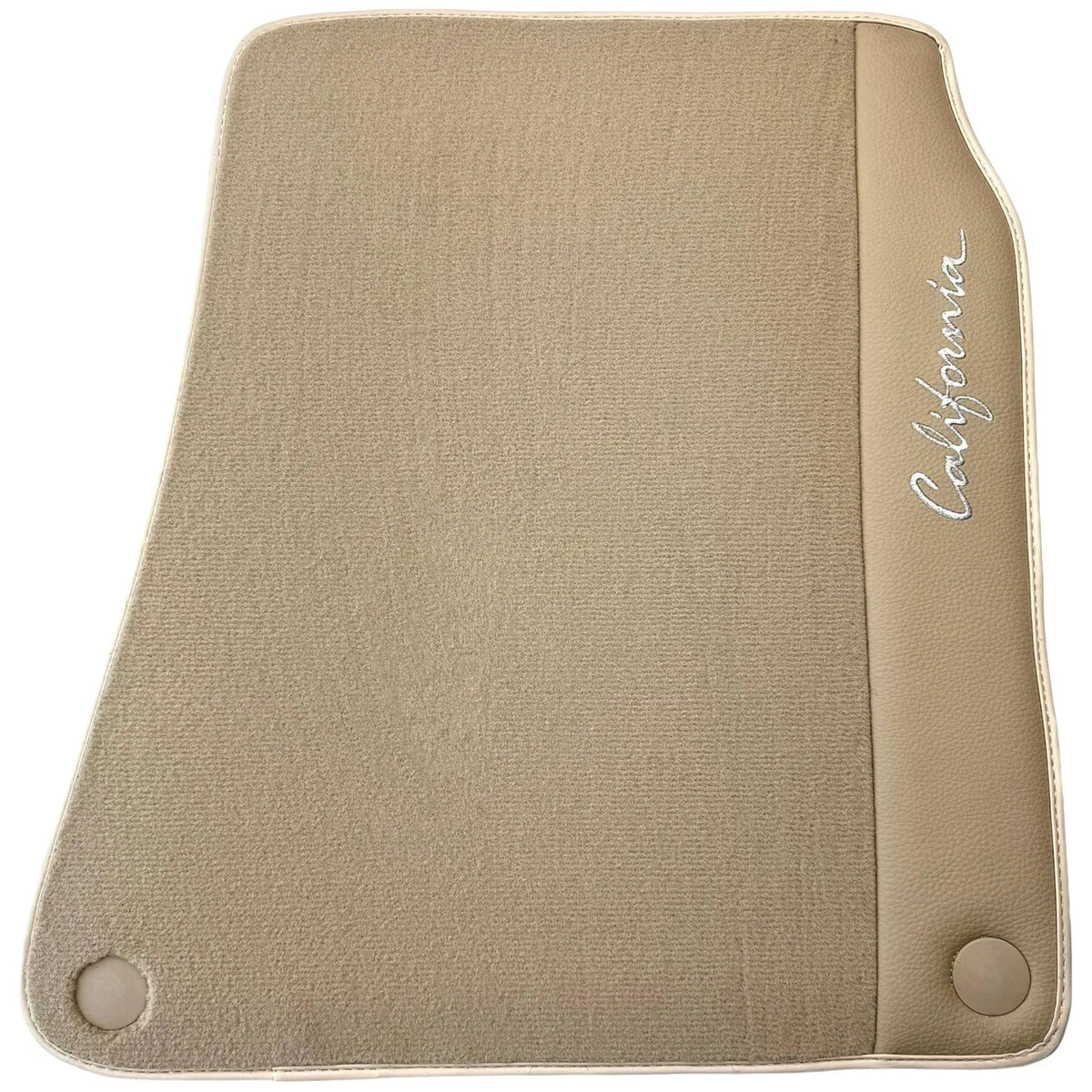 Beige Floor Mats for Ferrari California (2008-2014) with Beige Leather - AutoWin