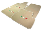 Beige Floor Mats For Maserati Coupé (2001-2007) Italy Edition - AutoWin