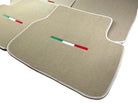 Beige Floor Mats For Maserati Ghibli 2013-2022 Italy Edition - AutoWin