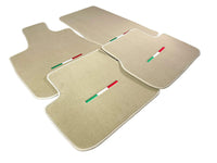 Beige Floor Mats For Maserati Ghibli 2013-2022 Italy Edition - AutoWin