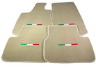 Beige Floor Mats For Maserati Ghibli 2013-2022 Italy Edition - AutoWin