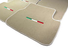 Beige Floor Mats For Maserati Ghibli 2013-2022 Italy Edition - AutoWin