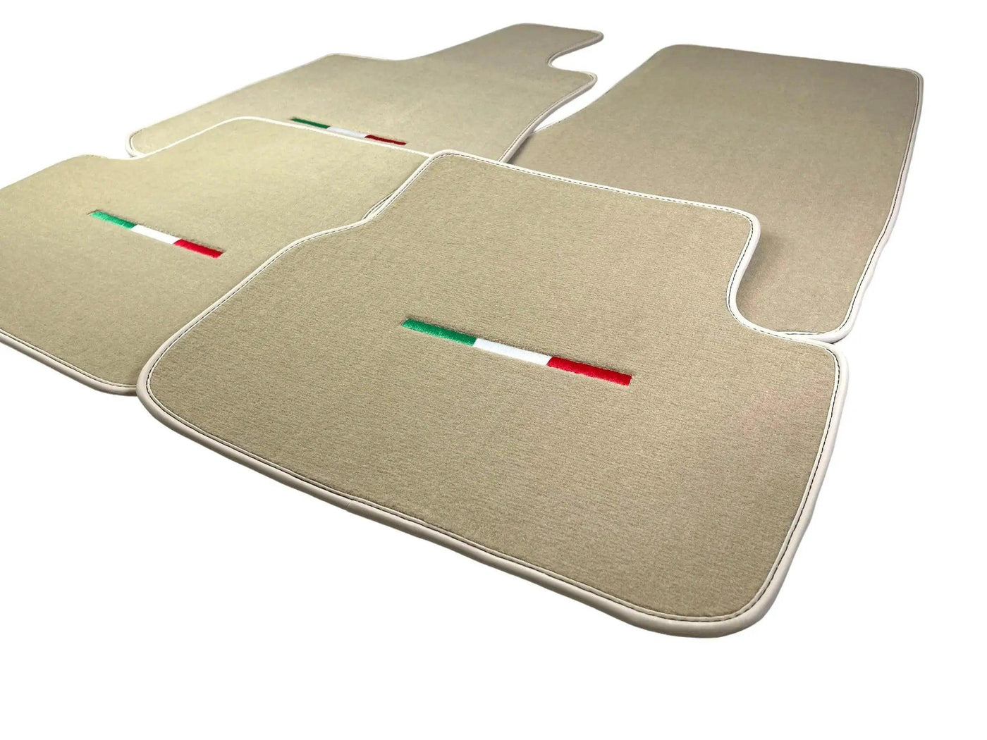 Beige Floor Mats For Maserati Grecale (2023-2024) Italy Edition - AutoWin