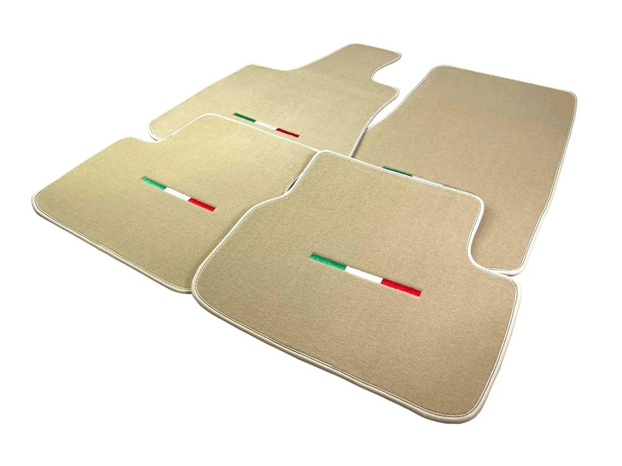 Beige Floor Mats For Maserati Levante (2017-2023) Italy Edition - AutoWin