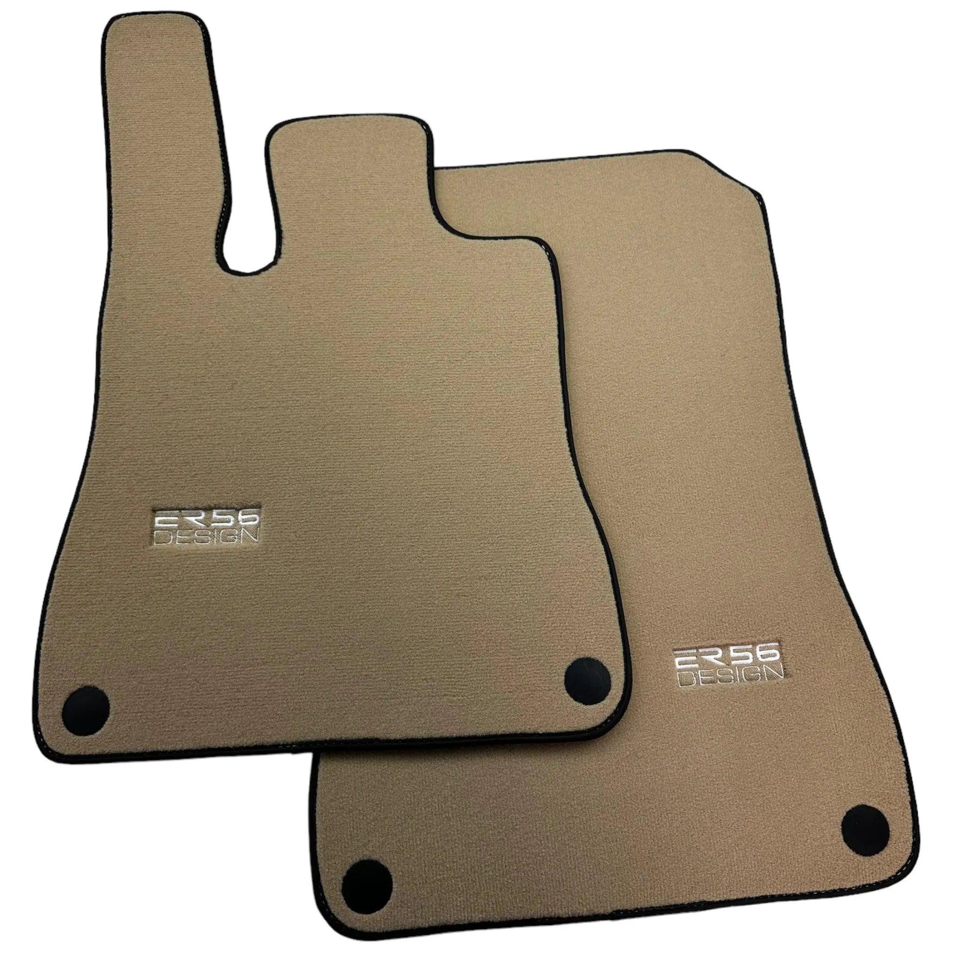 Beige Floor Mats For Mercedes-Benz SLK R172 (2011-2023) - AutoWin