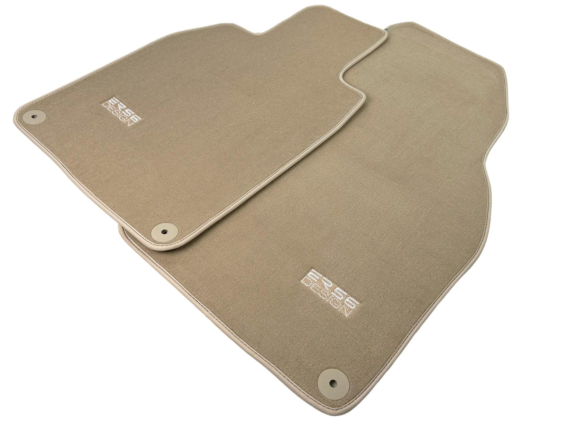 Beige Floor Mats for Porsche 981 Boxster (2013-2016) | Er56 Design - AutoWin