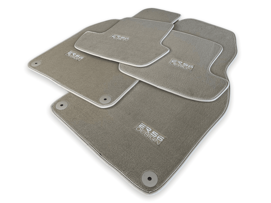 Beige Floor Mats for Porsche Cayenne (2010-2018) | ER56 Design - AutoWin