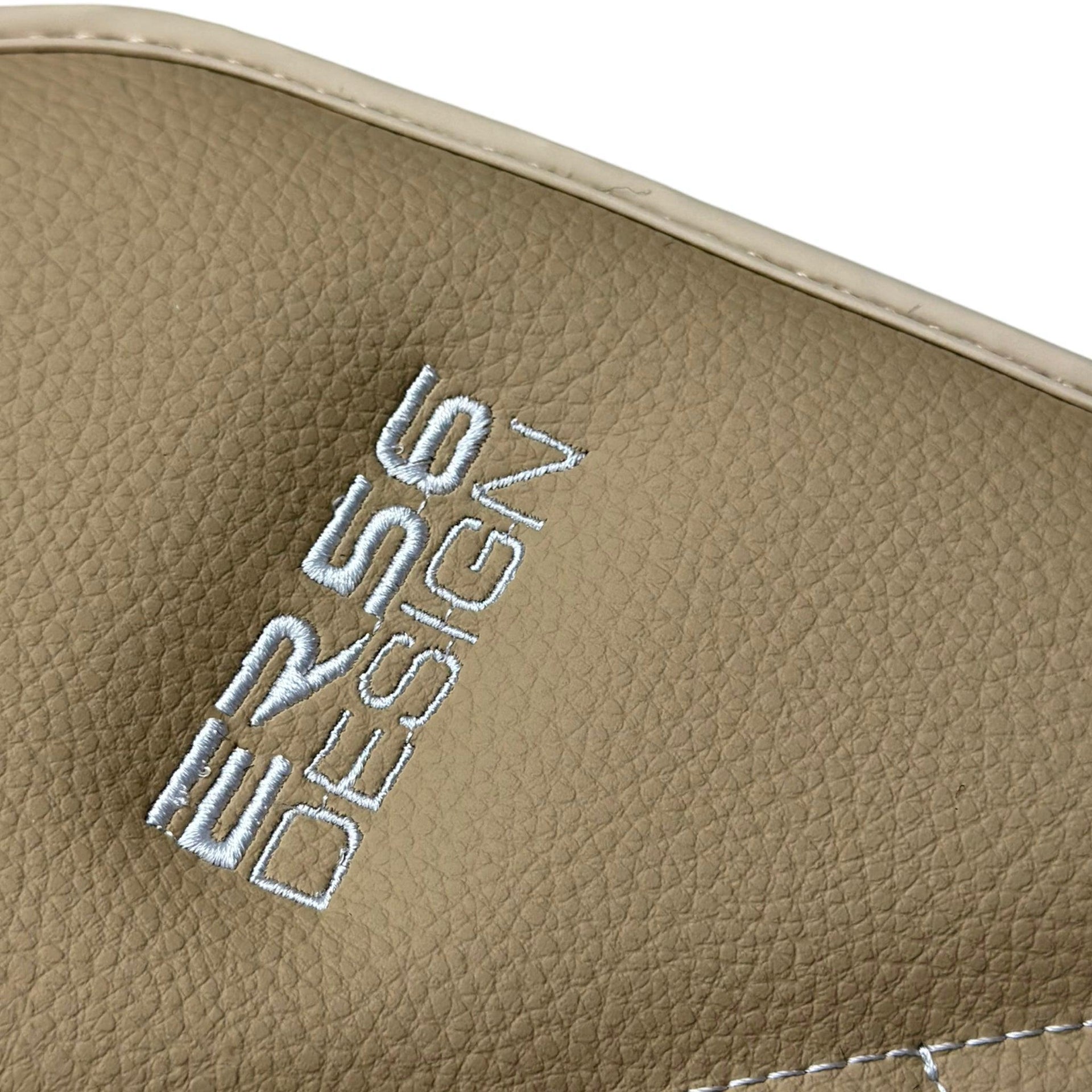 Beige Leather Floor Mats for Mercedes-Benz W463 (2008-2018) ER56 Design - AutoWin