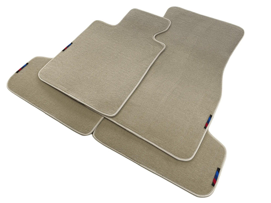 Beige Mats For BMW 4 Series G23 Convertible With M Package - AutoWin