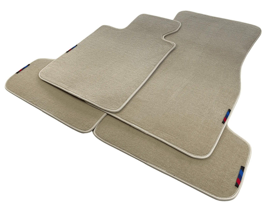 Beige Mats For BMW 5 Series E61 Wagon With M Package - AutoWin