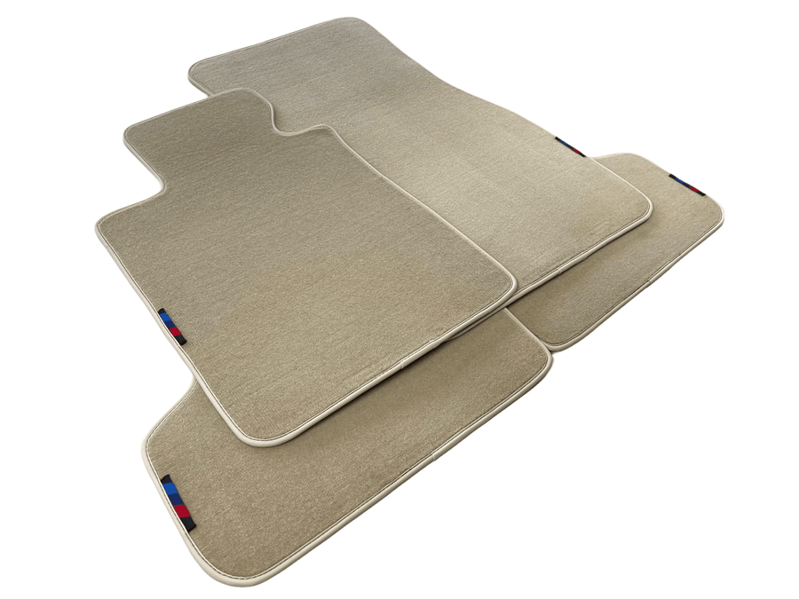 Beige Mats For BMW Gran Tourer F46 (2015-2022) 7 Seats With M Package - AutoWin