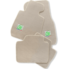 Beige Mats For BMW 7 Series E38 Long | ER56 Design - AutoWin