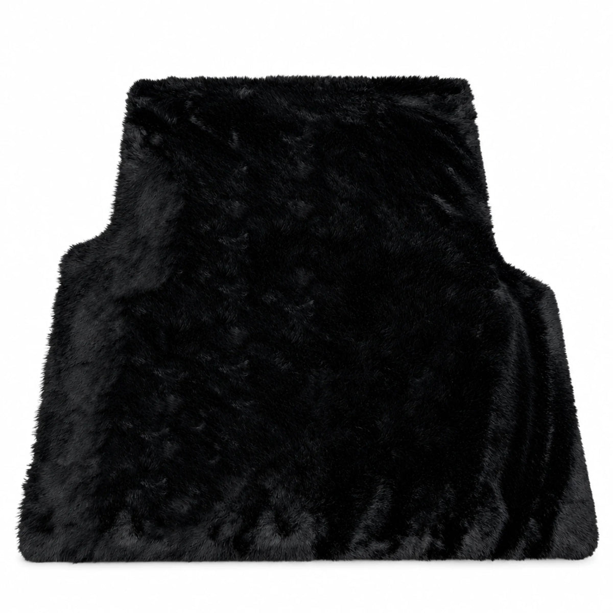 Customizable Black Sheepskin Trunk Floor Mat for Bentley Continental GTC (2011–2018)