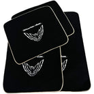 Black Floor Mats Beige Trim for Pontiac FireBird (1970-1981) Trans Am - AutoWin
