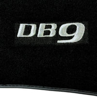 Black Floor Mats for Aston Martin DB9 Volante (2004-2016) Convertible - AutoWin