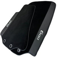 Black Floor Mats for Aston Martin DB9 Volante (2004-2016) Convertible with Leather - AutoWin