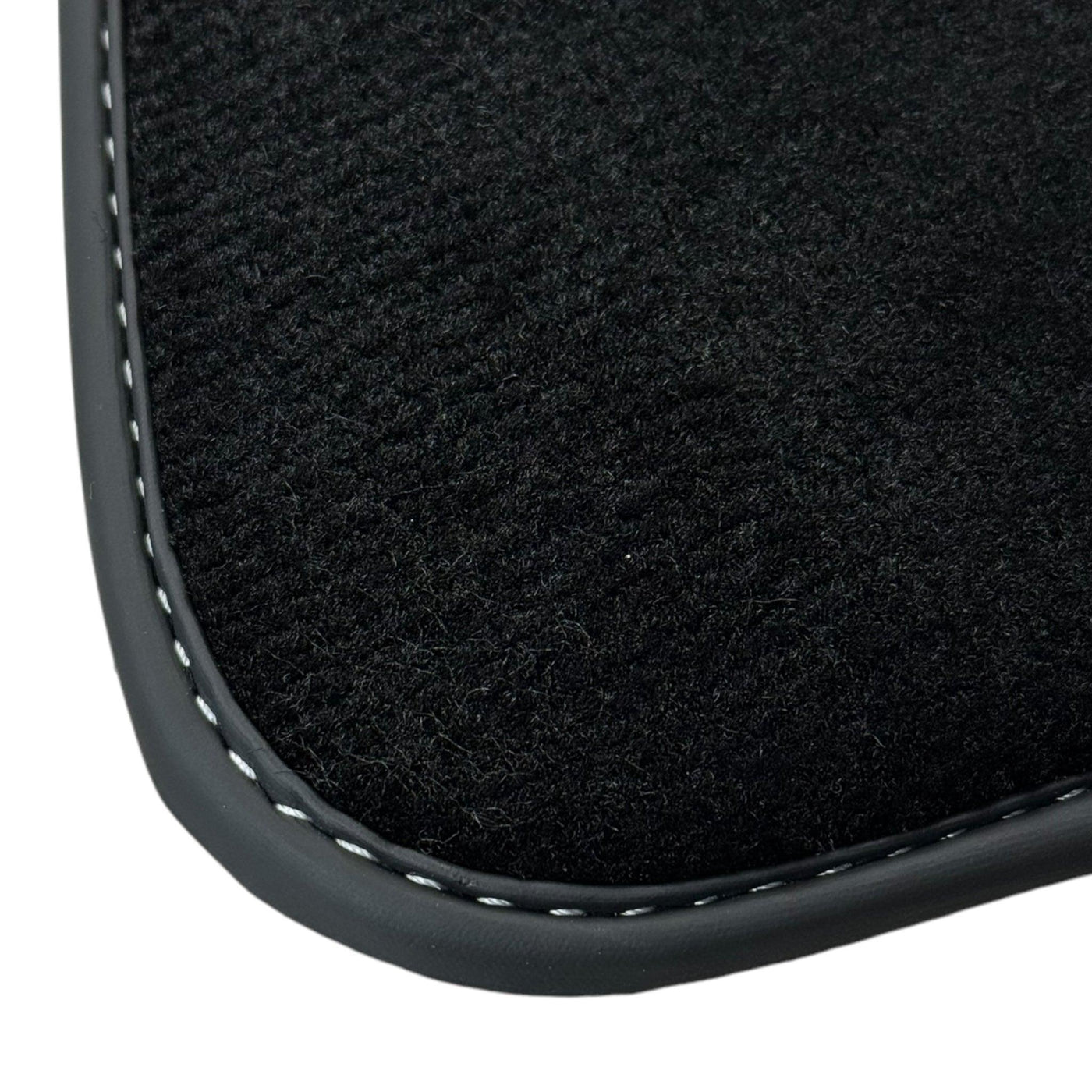 Black Floor Mats for Aston Martin DB9 Volante (2004-2016) Convertible with Leather - AutoWin