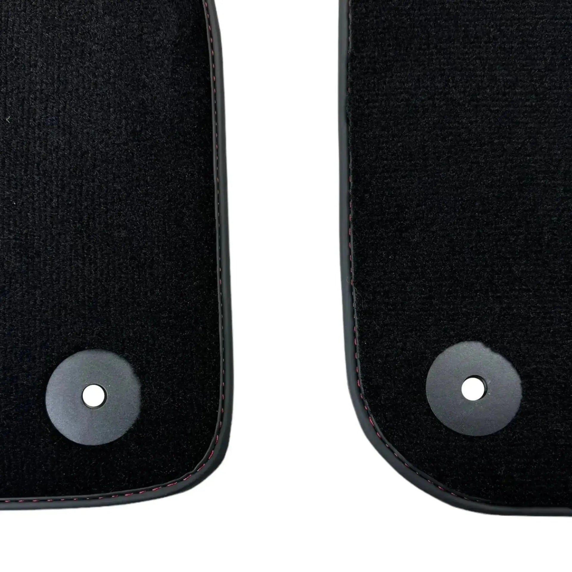 Black Floor Mats for Audi Q8 e-tron Sportback (2023-2025) with Dark Brown Leather | ER56 Design - AutoWin