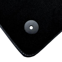 Black Floor Mats for Audi TT MK1 Convertible (1998-2006) with Leather - AutoWin