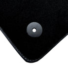 Black Floor Mats for Audi TT MK3 Coupe (2019-2023) with Leather - AutoWin