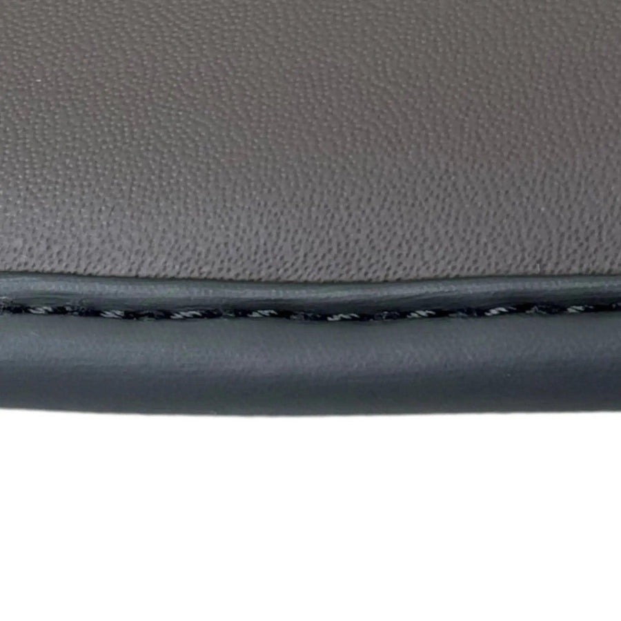 Black Floor Mats for Bentley Bentayga (2015-2023) with Dark Brown Leather | ER56 Design - AutoWin
