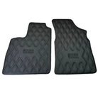 Black Floor Mats for Bentley Continental GT (2003–2011) with Leather | ER56 Design - AutoWin