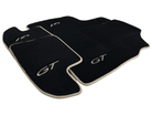 Black Floor Mats For Bentley Continental GT (2011–2018) With Beige Trim - AutoWin