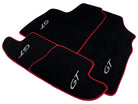 Black Floor Mats For Bentley Continental GT (2011–2018) With Red Trim - AutoWin