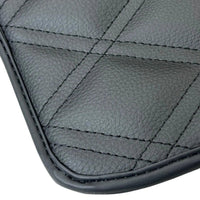 Black Floor Mats for Bentley Continental GT (2018–2023) with Leather | ER56 Design - AutoWin