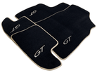 Black Floor Mats For Bentley Continental GTC (2006–2011) With Beige Trim - AutoWin