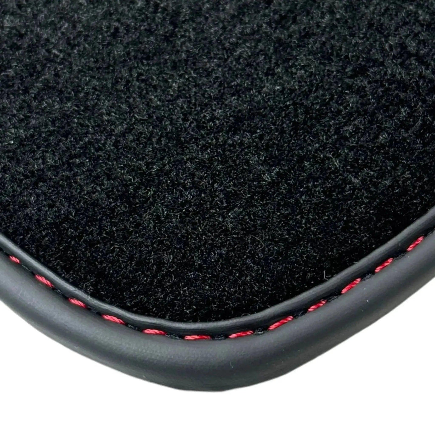 Black Floor Mats for Bentley Continental GTC (2011–2018) with Red Leather | ER56 Design - AutoWin