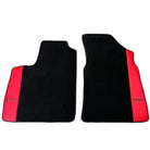 Black Floor Mats for Bentley Continental GTC (2018–2023) with Red Leather | ER56 Design - AutoWin